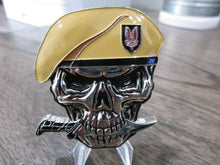 Load image into Gallery viewer, British Special Air Service SAS Army Special Forces Skull Challenge Coin
