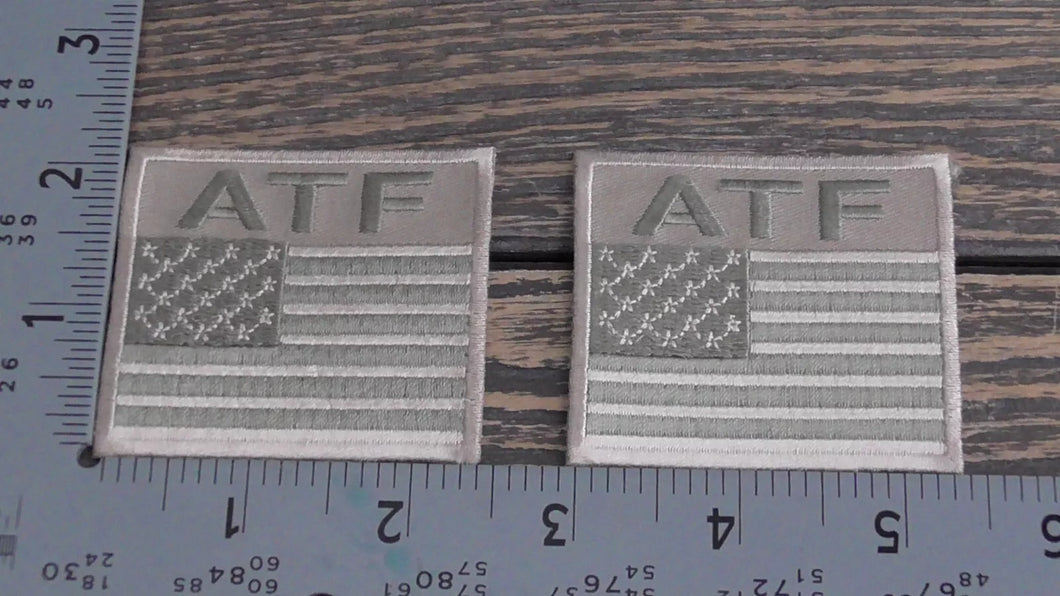 DOJ ATF Shoulder Patches x 2 #961W (You will receive both patches)