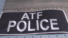 Load image into Gallery viewer, ATF Police Agent Hook &amp; Loop Jacket Patch #953W
