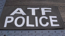 Load image into Gallery viewer, ATF Police Agent Hook &amp; Loop Large Jacket Back Patch #951W
