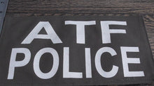 Load image into Gallery viewer, ATF Police Agent Hook &amp; Loop Large Jacket Back Patch #951W
