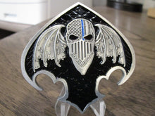 Load image into Gallery viewer, FAMS Federal Air Marshal FAM Winged Punisher Challenge Coin
