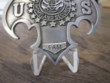 Load image into Gallery viewer, FAMS Federal Air Marshal FAM Winged Punisher Challenge Coin
