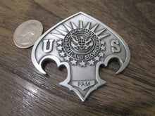 Load image into Gallery viewer, FAMS Federal Air Marshal FAM Winged Punisher Challenge Coin
