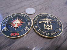Load image into Gallery viewer, Central Intelligence Agency * Special Activities Center ( formerly Special Activities Division ) * Special Operations Group Challenge Coin
