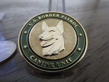 Load image into Gallery viewer, US Customs and Border Protection Canine Unit USCB CBP K9 Challenge Coin
