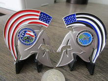Load image into Gallery viewer, Federal Air Marshal Service FAM Spartan Helmet Challenge Coin
