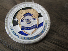 Load image into Gallery viewer, Federal Air Marshal Service FAM Retired Challenge Coin
