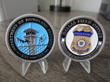 Load image into Gallery viewer, Federal Air Marshal Service Dallas Field Office DTI UAS Detect, Track, and Identify Unmanned Aerial Systems Challenge Coin
