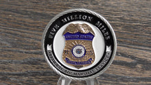 Load image into Gallery viewer, Federal Air Marshal Service FAM FAMS Five Million Miles Challenge Coin
