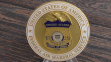 Load image into Gallery viewer, Federal Air Marshal FAM FAMs White/Gold  Challenge Coin
