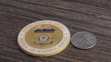 Load image into Gallery viewer, Federal Air Marshal FAM FAMs White/Gold  Challenge Coin
