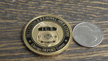 Load image into Gallery viewer, ICE Immigration &amp; Customs Enforcement Detention &amp; Removal Operations Chicago Deport Center Challenge Coin #182W
