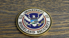 Load image into Gallery viewer, ICE Immigration &amp; Customs Enforcement Critical Infrastructure Protection Worksite Enforcement Challenge Coin #184W
