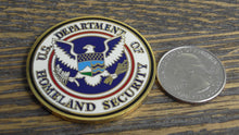 Load image into Gallery viewer, ICE Immigration &amp; Customs Enforcement Critical Infrastructure Protection Worksite Enforcement Challenge Coin #184W
