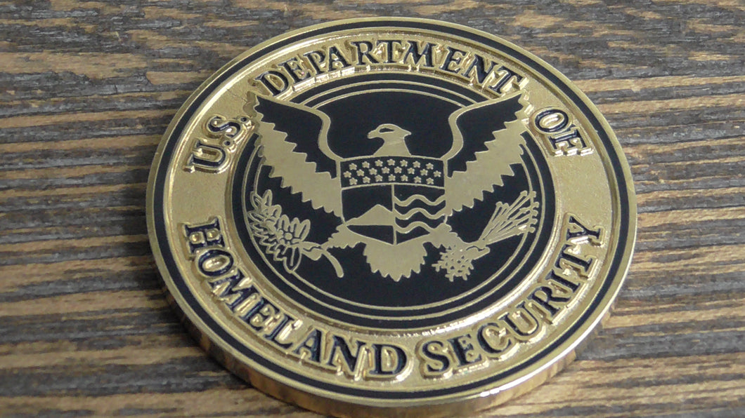 ICE Immigration & Customs Enforcement Investigative Support Unit Challenge Coin # 185W