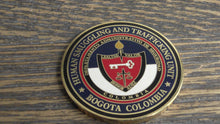 Load image into Gallery viewer, ICE Immigration &amp; Customs Enforcement Office Of International Affairs Attache Bogota Colombia Human Smuggling &amp; Trafficking Unit Challenge Coin #188W
