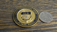 Load image into Gallery viewer, ICE Immigration &amp; Customs Enforcement Office Of International Affairs Attache Bogota Colombia Human Smuggling &amp; Trafficking Unit Challenge Coin #188W
