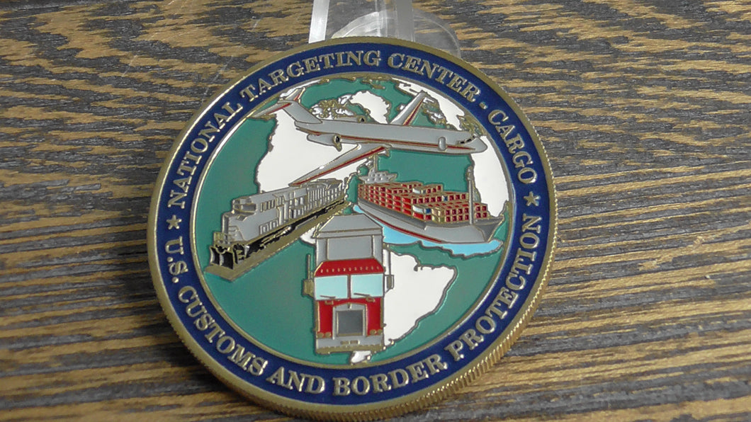 CBP Customs & Border Protection National Targeting Center Cargo Challenge Coin #284W