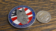 Load image into Gallery viewer, CBP  US Customs &amp; Border Protection K-9 Enforcement Unit Port Of San Diego Tecate Challenge Coin #294W
