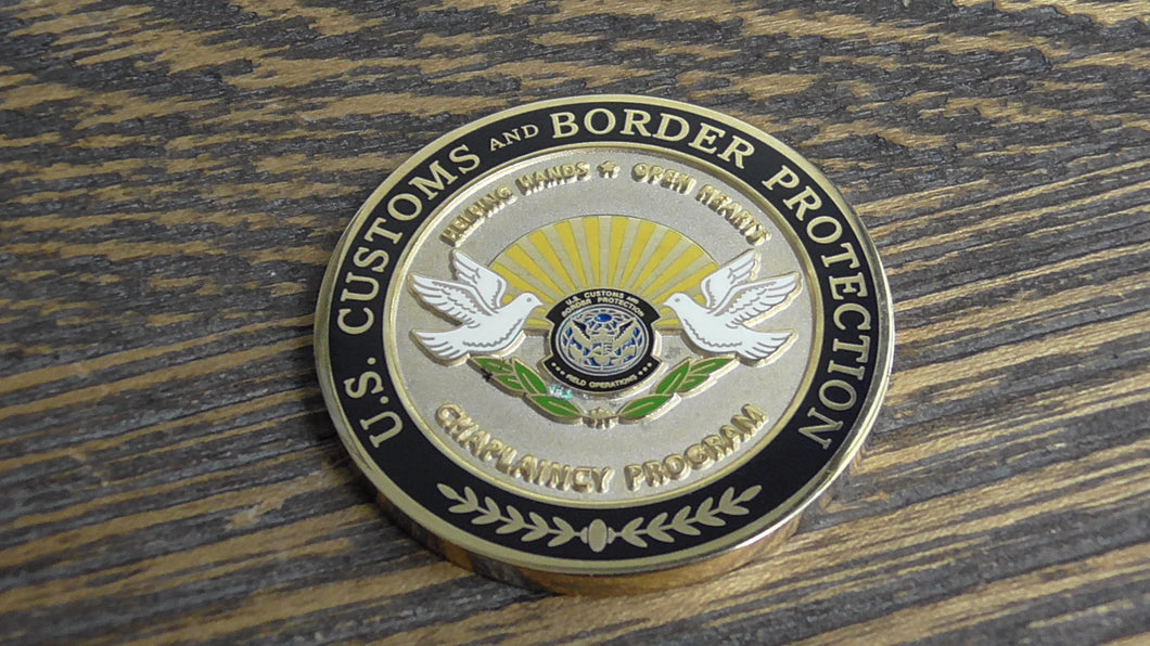 CBP US Customs & Border Protection Chaplaincy Program Challenge Coin #297W