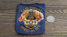 Load image into Gallery viewer, Vintage Obsolete US ATF Explosives Specialist Special Agent Patch #863W
