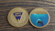 Load image into Gallery viewer, Amity Island Police In Honor of Those Who lost Their lives Trying To Save Others Summer 1975 Jaws Challenge Coin #187X
