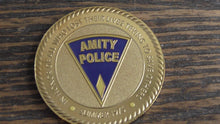 Load image into Gallery viewer, Amity Island Police In Honor of Those Who lost Their lives Trying To Save Others Summer 1975 Jaws Challenge Coin #187X
