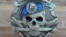 Load image into Gallery viewer, FAM FAMS Federal Air Marshal Skull &amp; Beret Challenge Coin
