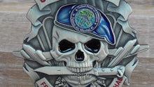 Load image into Gallery viewer, FAM FAMS Federal Air Marshal Skull &amp; Beret Challenge Coin
