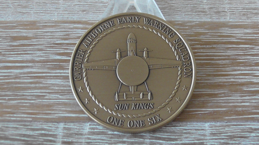 USN Carrier Airborne Early Warning Squadron VAW-116 Challenge Coin #777Y