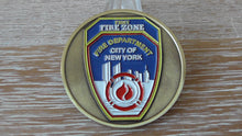 Load image into Gallery viewer, FDNY Fire Zone Fire Department City Of New York Challenge Coin #793Y
