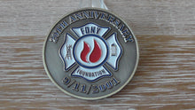 Load image into Gallery viewer, FDNY Fire Department City Of New York 20th Anniversary 9/11/2001 Challenge Coin #797Y
