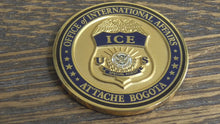 Load and play video in Gallery viewer, ICE Immigration &amp; Customs Enforcement Office Of International Affairs Attache Bogota Colombia Human Smuggling &amp; Trafficking Unit Challenge Coin #188W
