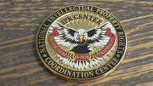 Load and play video in Gallery viewer, ICE Immigration &amp; Customs Enforcement IPR National Intelligence Property Rights Coordination Center Challenge Coin #189W
