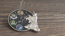 Load and play video in Gallery viewer, US Cyber Command CYBERCOM USN USAF Army USMC NSA Wizard Challenge Coin
