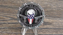Load and play video in Gallery viewer, Federal Air Marshal Service FAM FAMS Masked Skull Diligentia VIS Celeritas Speed Accuracy Power Challenge Coin
