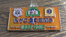 Load and play video in Gallery viewer, New York City First Responders NYC EMS FDNY EMT 150 Anniversary Challenge Coin
