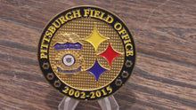 Load and play video in Gallery viewer, Pittsburgh Field Office Steel City Federal Air Marshal FAM Challenge Coin
