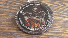 Load and play video in Gallery viewer, Federal Air Marshal Service We Fear No Evil Reaper FAM FAMS Challenge Coin
