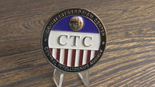 Load and play video in Gallery viewer, Central Intelligence Agency Counterterroism Center Mission Readiness Punisher CIA CT CTC Challenge Coin
