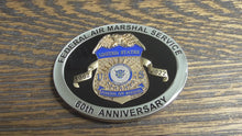 Load and play video in Gallery viewer, FAMS Federal Air Marshal Sky Marshal Program 60th Anniversary Challenge Coin
