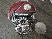 Load image into Gallery viewer, United States Air Force Special Forces Pararescueman Creed Pararescue * PJ&#39;s  Beret Skull Challenge Coin
