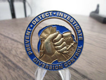 Load image into Gallery viewer, DEA Drug Enforcement Administration Diversion Control Challenge Coin #324S
