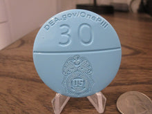 Load image into Gallery viewer, DEA Drug Enforcement Administration One Pill Can Kill Blue Challenge Coin
