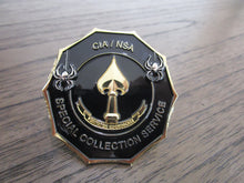 Load image into Gallery viewer, Central Intelligence Agency Special Collection Service CIA NSA Challenge Coins
