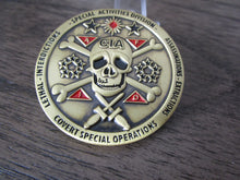 Load image into Gallery viewer, CIA Covert Special Operations Clandestine Service Lethal SAD HUMINT Paramilitary Challenge Coin
