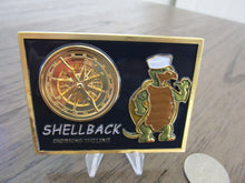 Load image into Gallery viewer, Shellback Crossing The Line Ancient Order of the Deep Crossing The Equator Ceremonial USMC USN Challenge Coin
