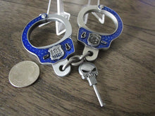 Load image into Gallery viewer, NYPD Narcotics Narco Handcuffs With Punisher Key Blue Version Challenge Coin
