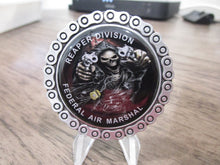 Load image into Gallery viewer, Federal Air Marshal FAM FAMs Reaper Division Challenge Coin
